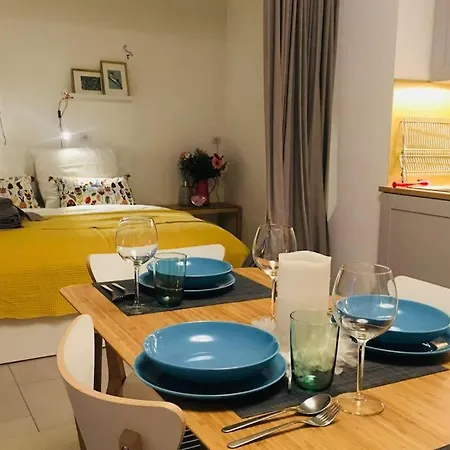 Charming Studio Incl. Parking Around A Park + Lux شقة